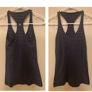 Stripped Lululemon Tank Top Size 2 XS